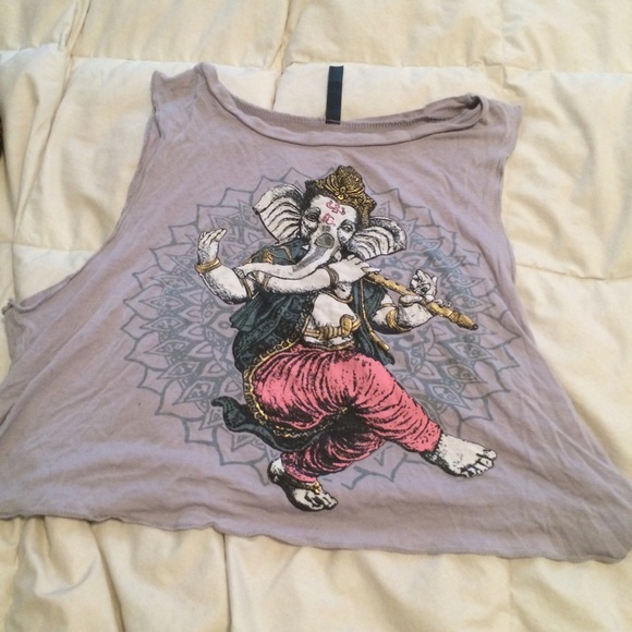 Ganesh muscle tank top