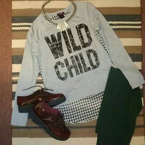 Sheerback Long sleeve Top