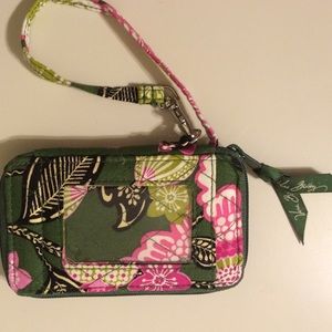 Vera Bradley zip-around wristlet wallet