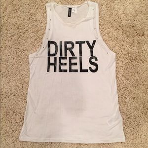 Long sexy "dirty heels" tank