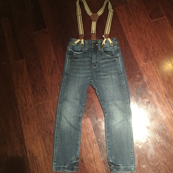 Zara boy suspender Jeans