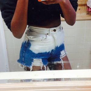 Homemade Highwasted Denim Shorts