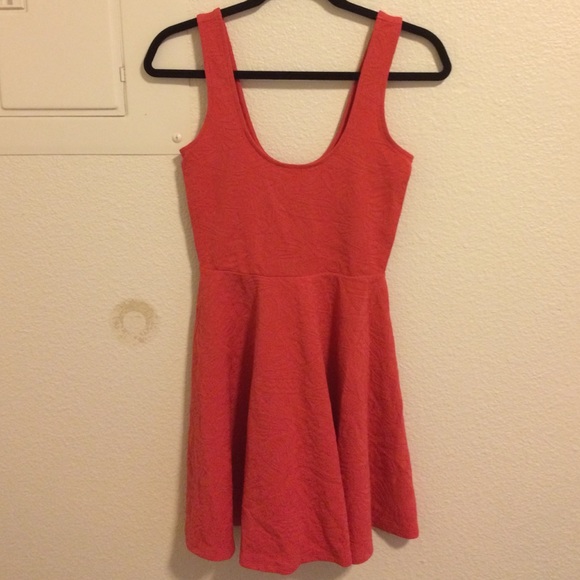 Silence + Noise Red Skater Dress