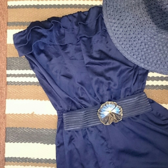 Navy Jumpsuit - Picture 2 of 4