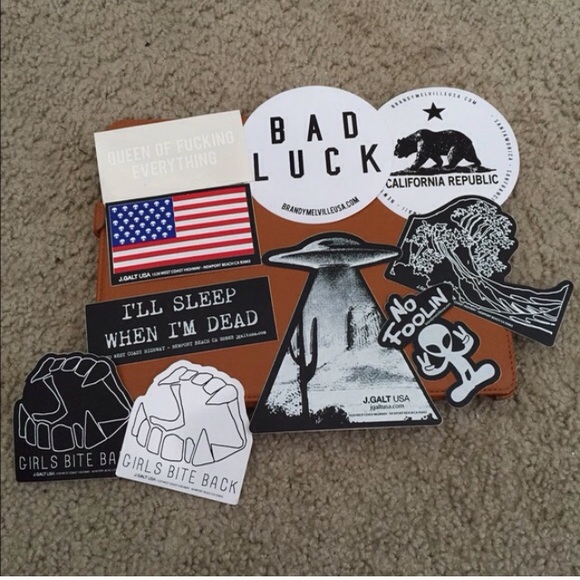 Brand y melville stickers make me an offer!!