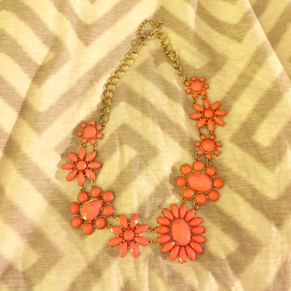 Coral statement necklace- Francesca's Collection