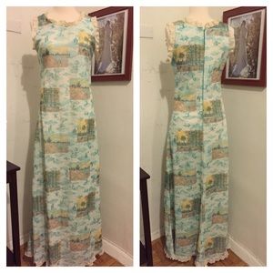 1970s handmade maxi dress great condition