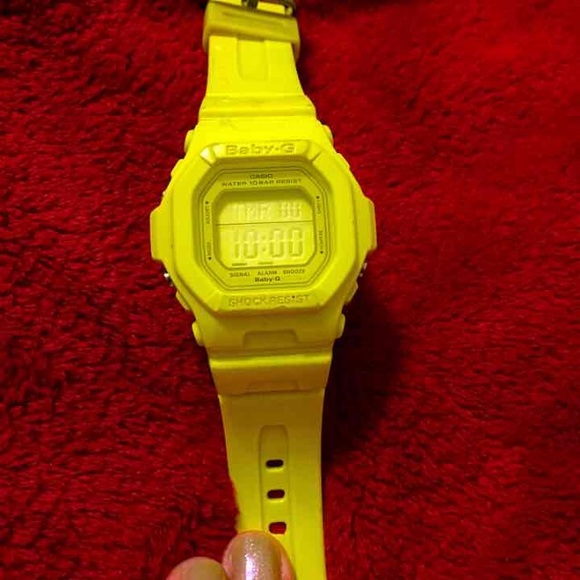 Neon yellow Baby G-shock