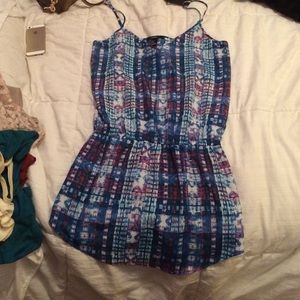 Pattern multicolored dress