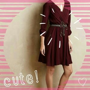 Must go!  Anthropologie skinny tie belt