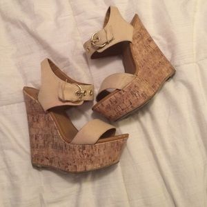 Tan wedges