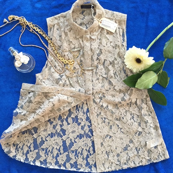 Joe's Jeans Tops - HP x2 🎉[joe's jeans] abigail lace sleeveless tank
