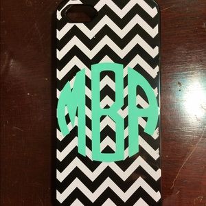 Monogrammed iPhone 5/5s phone case