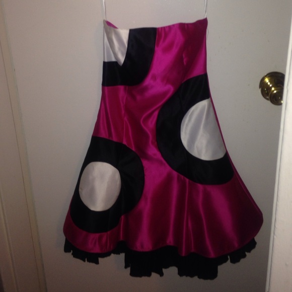 Hot Pink Dress & Necklace