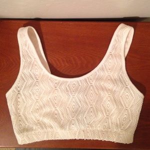 Beige crop top