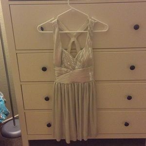 Sparkly silver dress