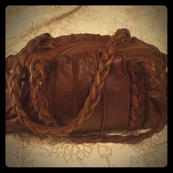 Hobo International Braided Leather Strap