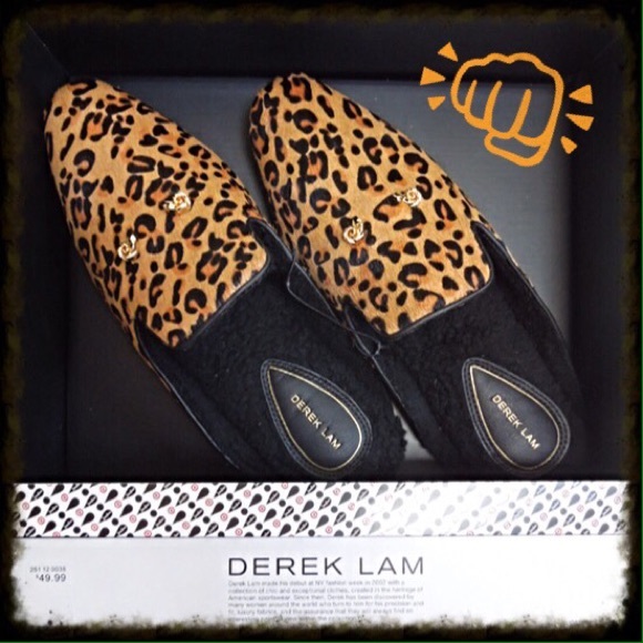 Derek Lam Shoes - 🎉HP🎉💜🐆Derek Lam Cheetah-Print Slippers🐆💜