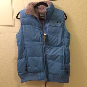 Woolrich Kendale Down Vest in Bluebell