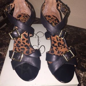 Jessica Simpson Black Eugenia's Black 2" heel