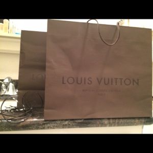 Louis Vuitton shopping bags