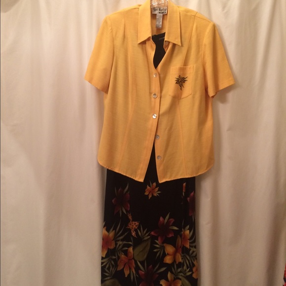 SHERRI MARTIN ORIGINAL 2 PC DRESS & JACKET SET 14W
