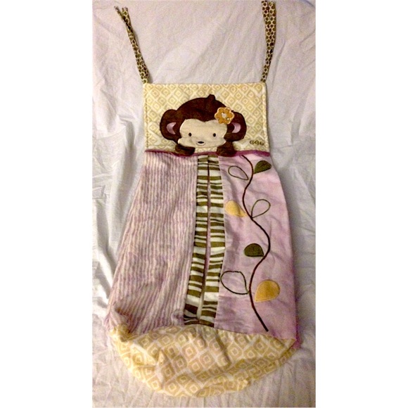 Cute Monkey Diaper Stacker 🙊