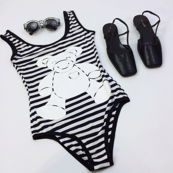ClosetBlues Tops - Love my Teddy Bear Stripes Bodysuit