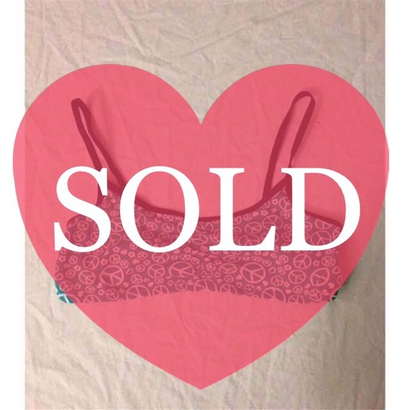 🎀 Turquoise Peace Bra ✌🏼️