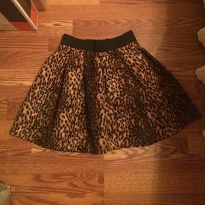 Zara Leopard Skirt - Size XS