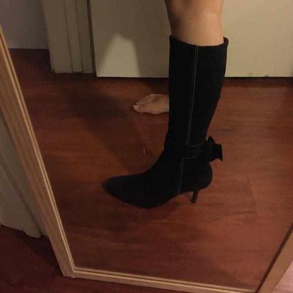 High black boots