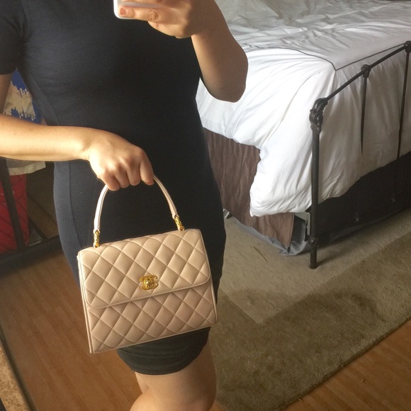 Chanel Lambskin Blush Top Handle extra pics - Picture 4 of 4