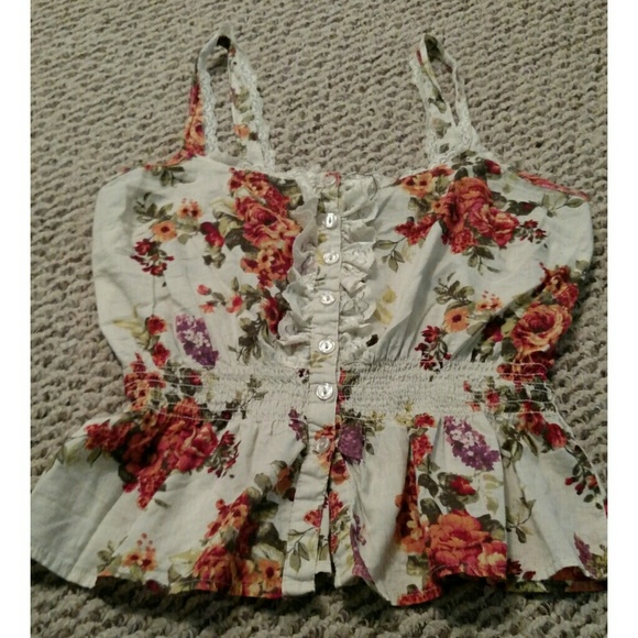 Boho crop tank top