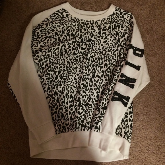 Victoria secret leopard pullover.