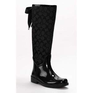 Coach rain boots