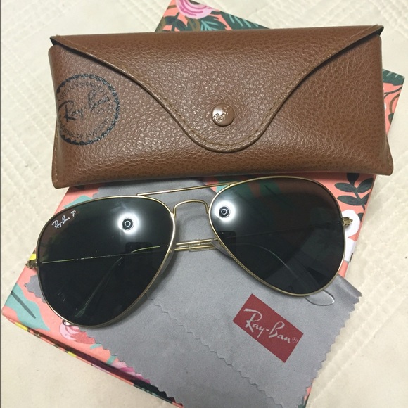 Classic Ray Ban aviator sunglasses