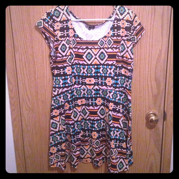 Vibrant Tribal Dress