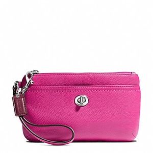 Magenta COACH wristlet!