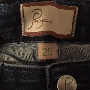 Paige dark indigo denim