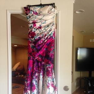 Floral prom/special occasion dress