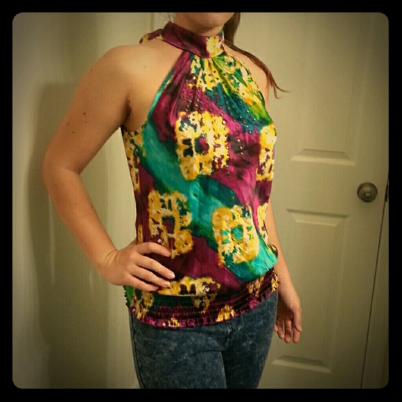 Mardi Gras colored top