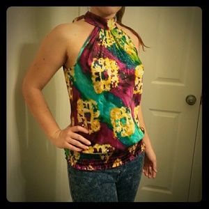 Mardi Gras colored top