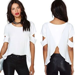 Sexy white top