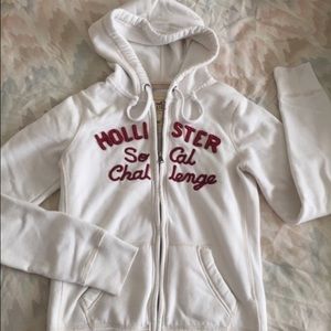 White Hollister Hoodie