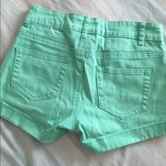 Mint Green Shorts - Picture 2 of 3
