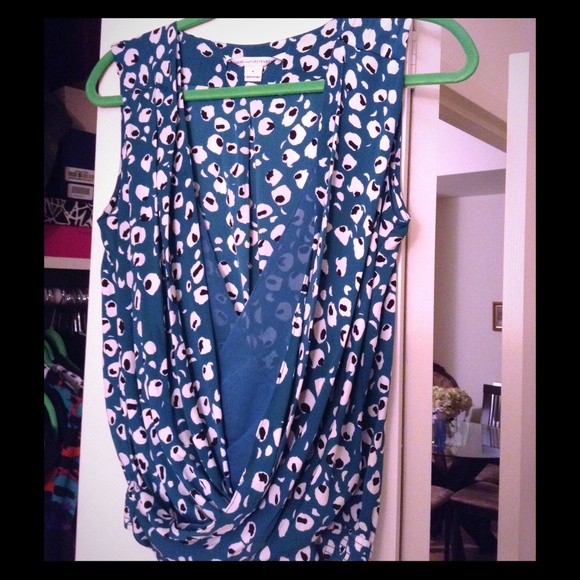 DVF wrap blouse