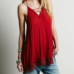 Free People Strappy Crochet