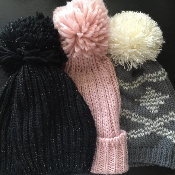 Knit Pom Beanies