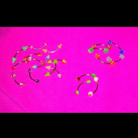 Eyebrow rings 10 rings for $10