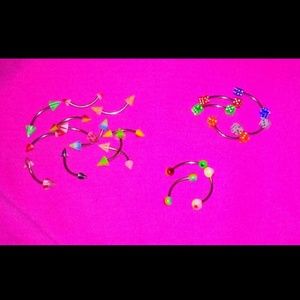 Eyebrow rings 10 rings for $10
